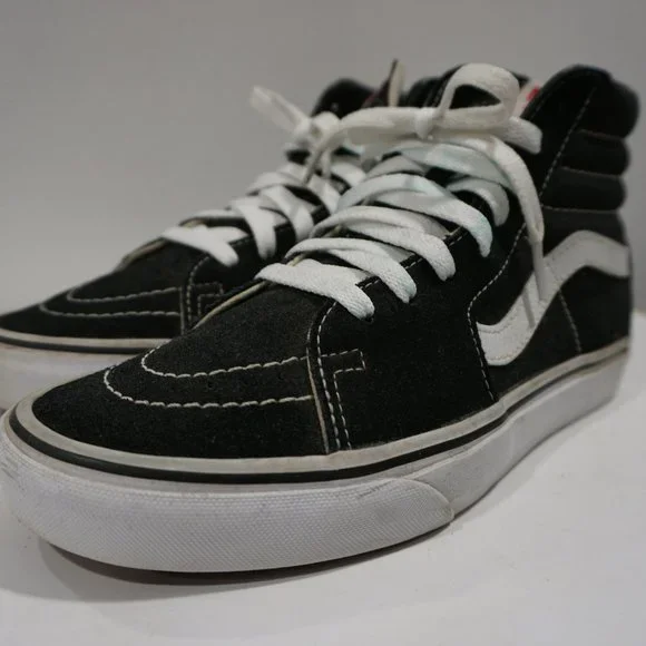 Vans Sk8-Hi Old Skool Black White Suede Men’s 6 Van main image 4